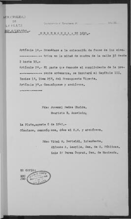 Ordenanza n° 1639 de 1949