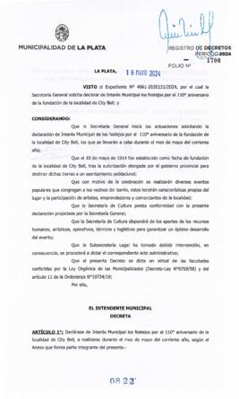 Decreto nº 822 de 2024, ALAK, Julio Cesar