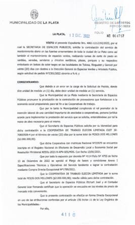 Decreto nº 4116 de 2022, GARRO, Julio cesar