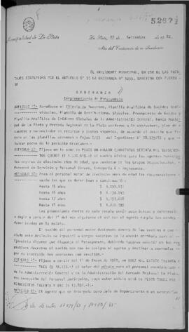 Ordenanza n° 5267 de 1982