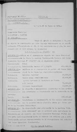 Ordenanza n° 3957 de 1974