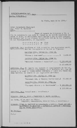 Ordenanza n° 1430 de 1949