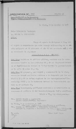 Ordenanza n° 3195 de 1964