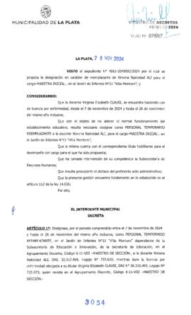 Decreto nº 3054 de 2024, ALAK, Julio Cesar
