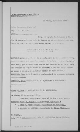 Ordenanza n° 1423 de 1949