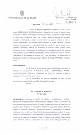 Decreto nº 1515 de 2021, GARRO, Julio cesar