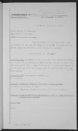 Ordenanza n° 1326 de 1949