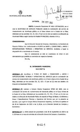 Decreto nº 1424 de 2020, GARRO, Julio cesar