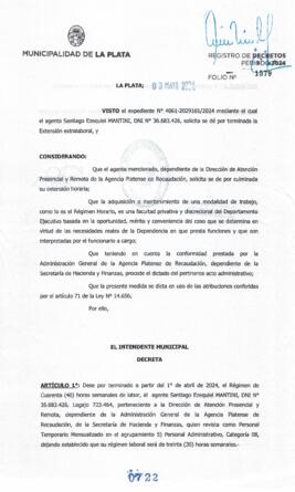 Decreto nº 722 de 2024, ALAK, Julio Cesar