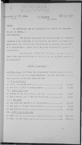 Ordenanza n° 5225 de 1982