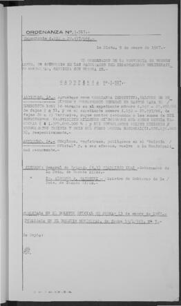 Ordenanza n° 3517 de 1967