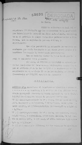 Ordenanza n° 5253 de 1982