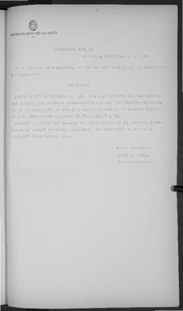 Ordenanza n° 98 de 1926