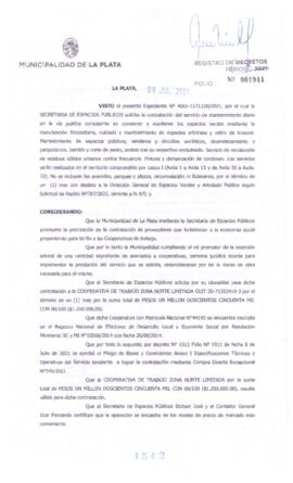 Decreto nº 1542 de 2021, GARRO, Julio cesar