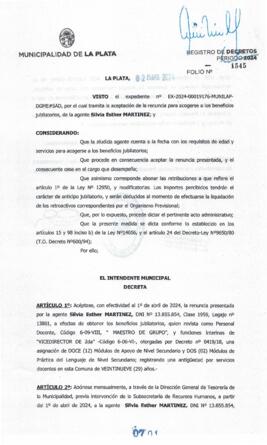 Decreto nº 701 de 2024, ALAK, Julio Cesar