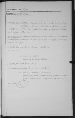 Ordenanza n° 1785 de 1949