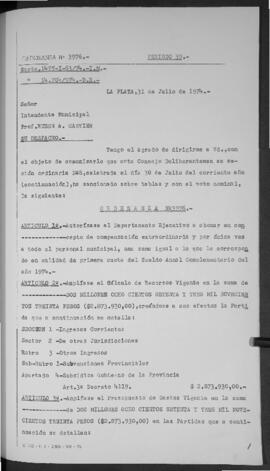 Ordenanza n° 3976 de 1974