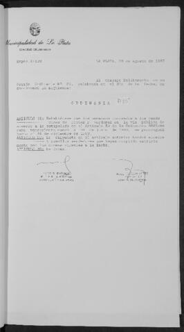 Ordenanza n° 8185 de 1993