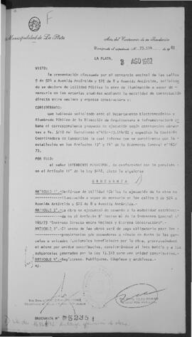 Ordenanza n° 5235 de 1982