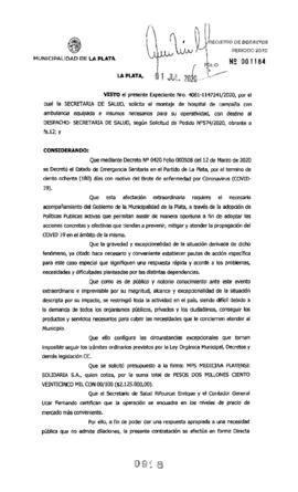 Decreto nº 918 de 2020, GARRO, Julio cesar