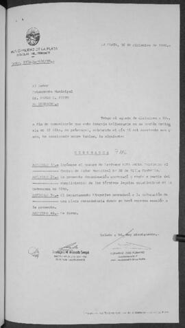 Ordenanza n° 7116 de 1988