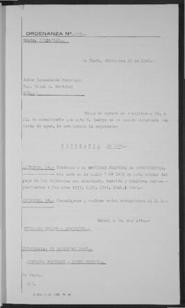 Ordenanza n° 1229 de 1948