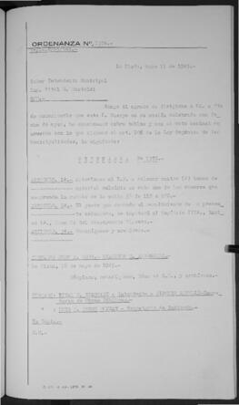 Ordenanza n° 1376 de 1949