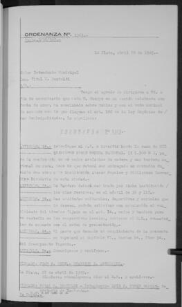 Ordenanza n° 1363 de 1949