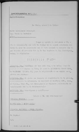 Ordenanza n° 1275 de 1949