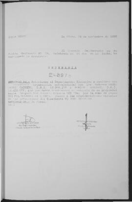 Ordenanza n° 8978 de 1998