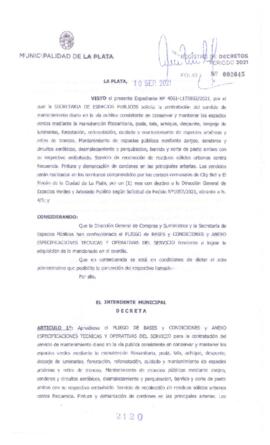 Decreto nº 2120 de 2021, GARRO, Julio cesar