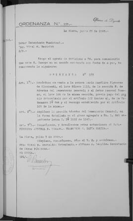Ordenanza n° 935 de 1948