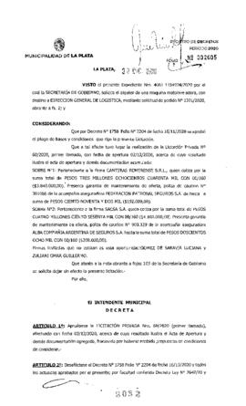 Decreto nº 2062 de 2020, GARRO, Julio cesar