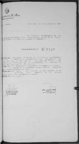 Ordenanza n° 8727 de 1996