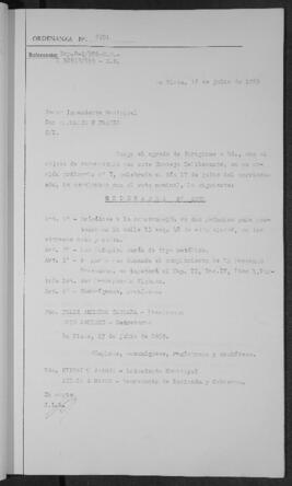 Ordenanza n° 2391 de 1959