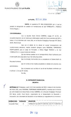 Decreto nº 3102 de 2024, ALAK, Julio Cesar
