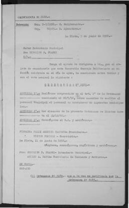 Ordenanza n° 2182 de 1958