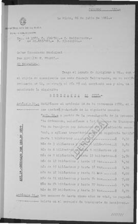 Ordenanza n° 2737 de 1961