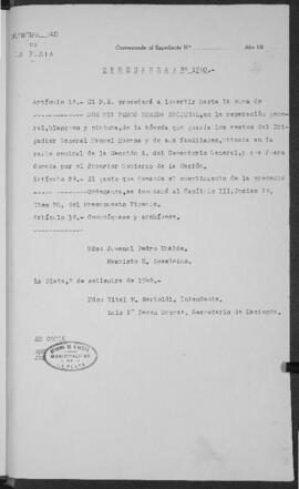 Ordenanza n° 1700 de 1949