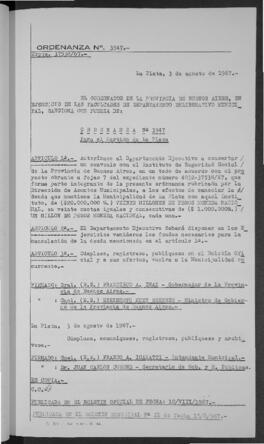 Ordenanza n° 3547 de 1967
