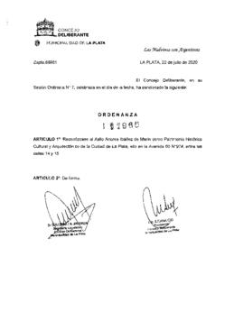 Ordenanza nº 11966 de 2020