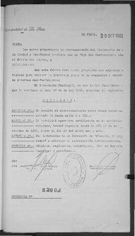 Ordenanza n° 5296 de 1982