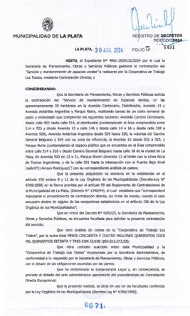 Decreto nº 671 de 2024, ALAK, Julio Cesar