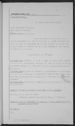 Ordenanza n° 1333 de 1949