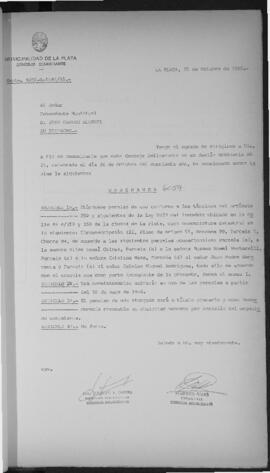 Ordenanza n° 6059 de 1985