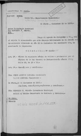 Ordenanza n° 2345 de 1958