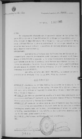 Ordenanza n° 5446 de 1983