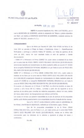 Decreto nº 1518 de 2021, GARRO, Julio cesar