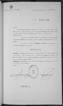 Ordenanza n° 5461 de 1983