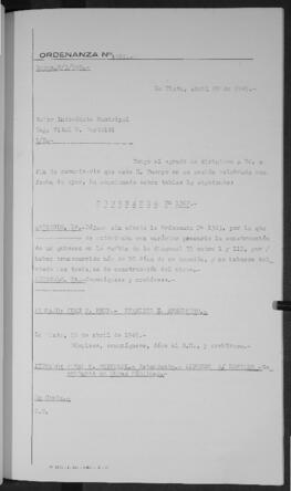Ordenanza n° 1362 de 1949